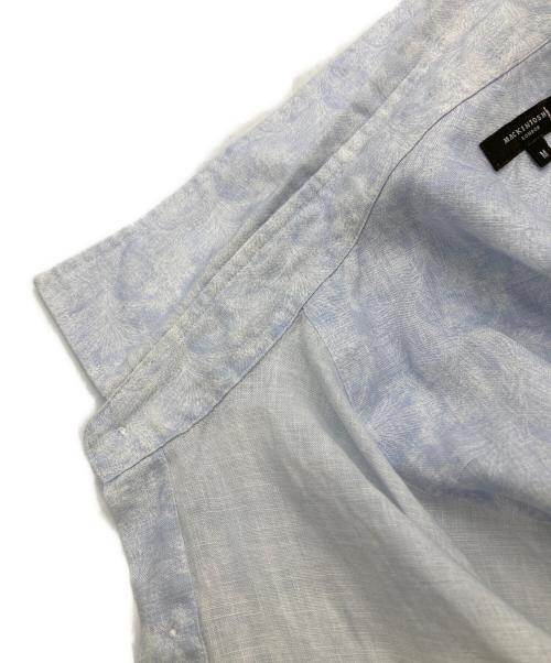 MACKINTOSH LONDON（マッキントッシュ ロンドン）MACKINTOSH LONDON (マッキントッシュ ロンドン) リネンシャツ スカイブルー サイズ:Ｍの古着・服飾アイテム