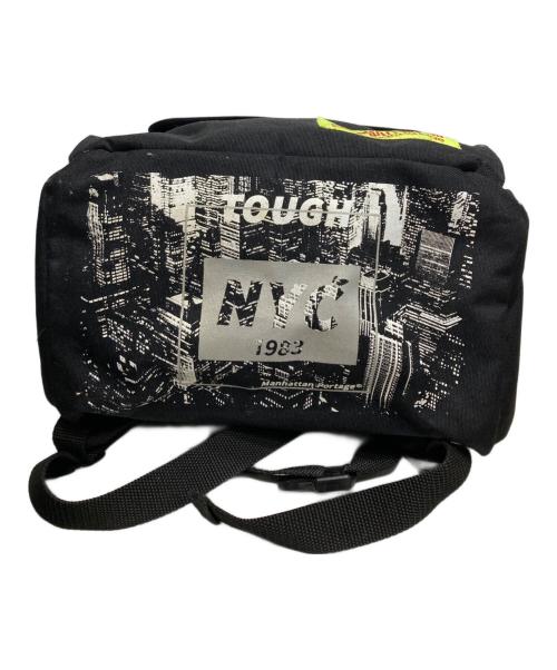 Manhattan Portage（マンハッタンポーテージ）Manhattan Portage (マンハッタンポーテージ) SILVER CUP BACKPACK NYCPrint ブラックの古着・服飾アイテム