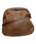 Enseアンサ）の古着「レザーショルダーバッグ」｜ブラウン