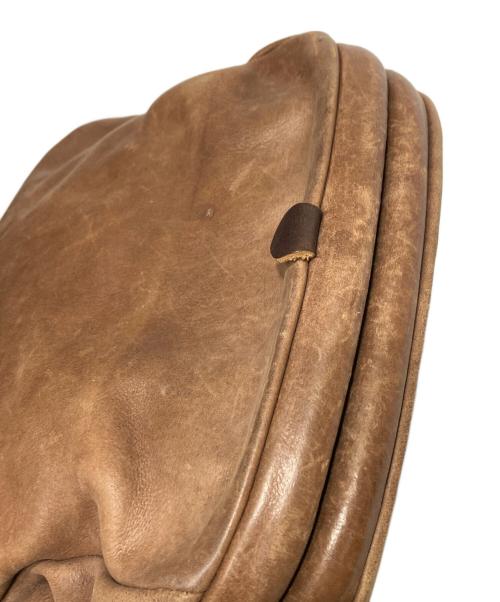 Ense（アンサ）Ense (アンサ) レザーショルダーバッグ ブラウンの古着・服飾アイテム