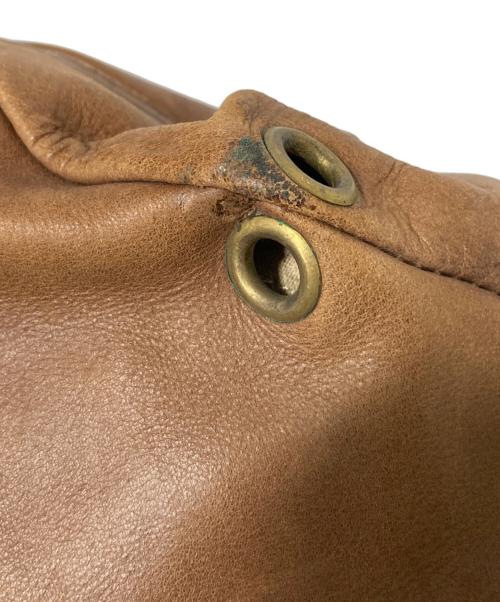 Ense（アンサ）Ense (アンサ) レザーショルダーバッグ ブラウンの古着・服飾アイテム