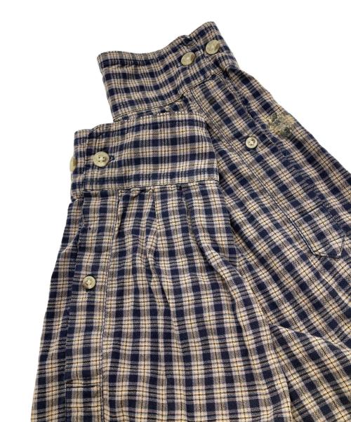 Columbia（コロンビア）Columbia (コロンビア) ボタンダウンチェックシャツ ベージュ×ネイビー サイズ:Ｌの古着・服飾アイテム