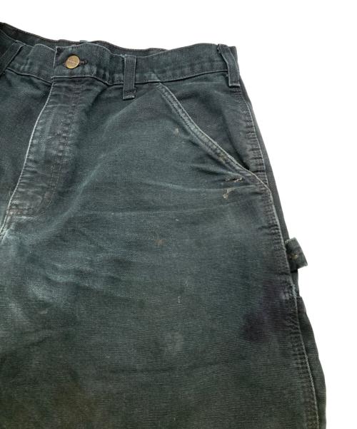 CarHartt（カーハート）CarHartt (カーハート) 裏地チェックダックペインターパンツ ブラック サイズ:32×34の古着・服飾アイテム