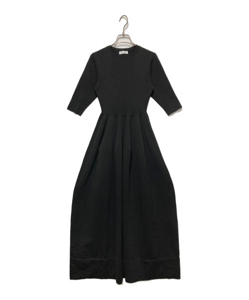 STYLE MIXER（スタイルミキサー）STYLE MIXER (スタイルミキサー) ベストレイヤードフォルムワンピース ブラック サイズ:Ｍの古着・服飾アイテム