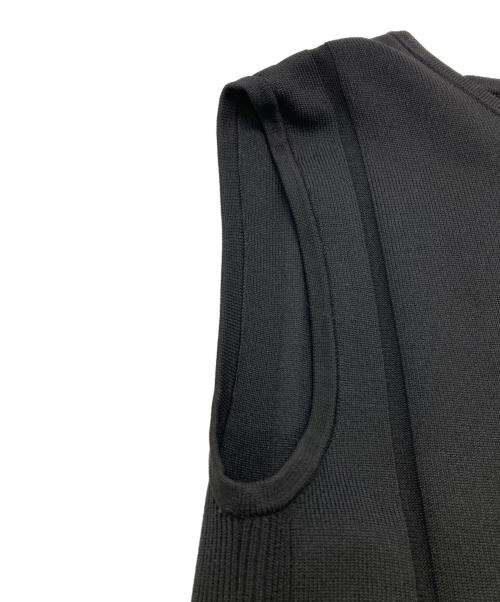 STYLE MIXER（スタイルミキサー）STYLE MIXER (スタイルミキサー) ベストレイヤードフォルムワンピース ブラック サイズ:Ｍの古着・服飾アイテム