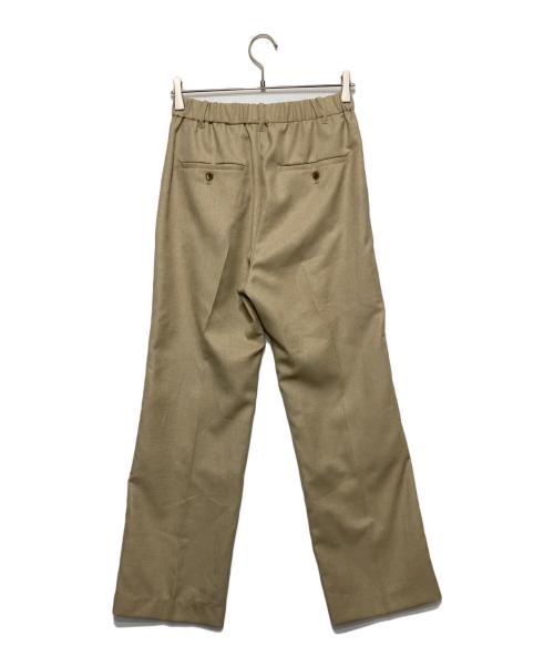 SLOBE IENA（スローブ イエナ）SLOBE IENA (スローブ イエナ) ツイルストレートパンツ ベージュ サイズ:40 未使用品の古着・服飾アイテム