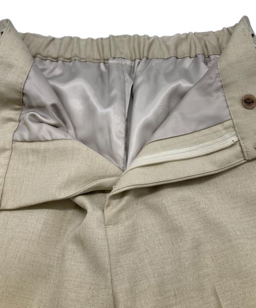 SLOBE IENA（スローブ イエナ）SLOBE IENA (スローブ イエナ) ツイルストレートパンツ ベージュ サイズ:40 未使用品の古着・服飾アイテム