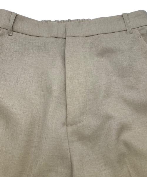 SLOBE IENA（スローブ イエナ）SLOBE IENA (スローブ イエナ) ツイルストレートパンツ ベージュ サイズ:40 未使用品の古着・服飾アイテム