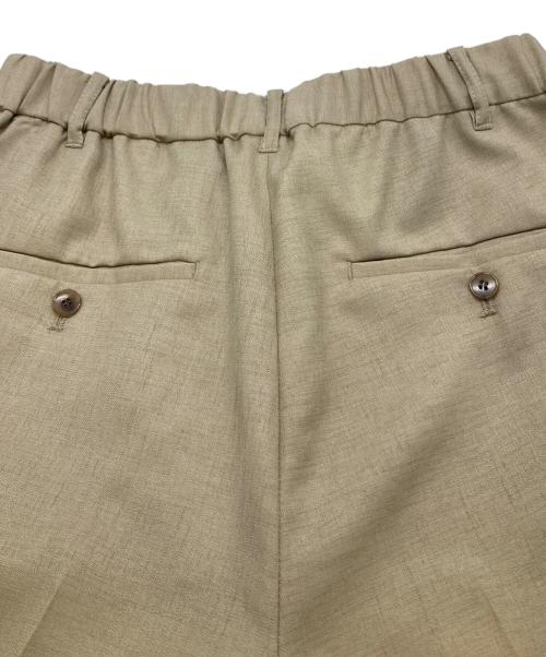 SLOBE IENA（スローブ イエナ）SLOBE IENA (スローブ イエナ) ツイルストレートパンツ ベージュ サイズ:40 未使用品の古着・服飾アイテム