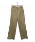 SLOBE IENA（スローブ イエナ）の古着「ツイルストレートパンツ」｜ベージュ