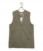 RILATOリラート）の古着「圧縮ニット深Vベスト」｜ベージュ