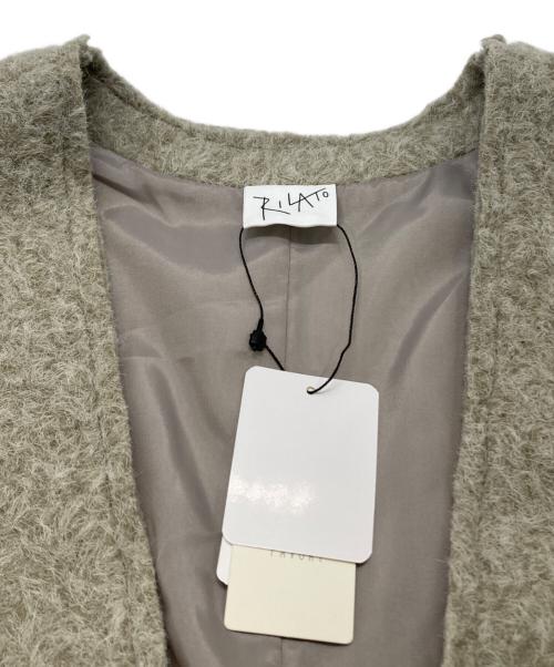 RILATO（リラート）RILATO (リラート) 圧縮ニット深Vベスト ベージュ サイズ:F 未使用品の古着・服飾アイテム