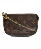 LOUIS VUITTONルイ ヴィトン）の古着「ポシェット/ ミニ・ポシェット・アクセソワール」｜ブラウン