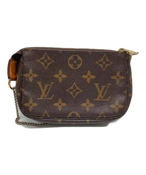 LOUIS VUITTON（ルイ ヴィトン）LOUIS VUITTON (ルイ ヴィトン) ポシェット/ 	ミニ・ポシェット・アクセソワール ブラウンの古着・服飾アイテム