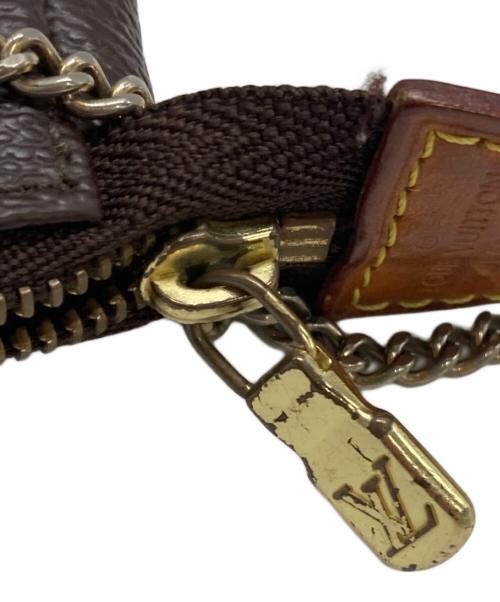 LOUIS VUITTON（ルイ ヴィトン）LOUIS VUITTON (ルイ ヴィトン) ポシェット/ 	ミニ・ポシェット・アクセソワール ブラウンの古着・服飾アイテム