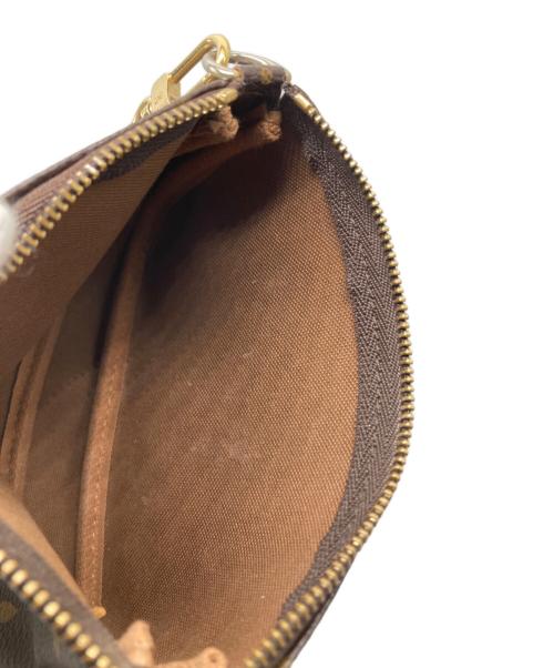 LOUIS VUITTON（ルイ ヴィトン）LOUIS VUITTON (ルイ ヴィトン) ポシェット/ 	ミニ・ポシェット・アクセソワール ブラウンの古着・服飾アイテム