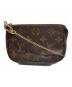 LOUIS VUITTON（ルイ ヴィトン）の古着「ポシェット/ 	ミニ・ポシェット・アクセソワール」｜ブラウン