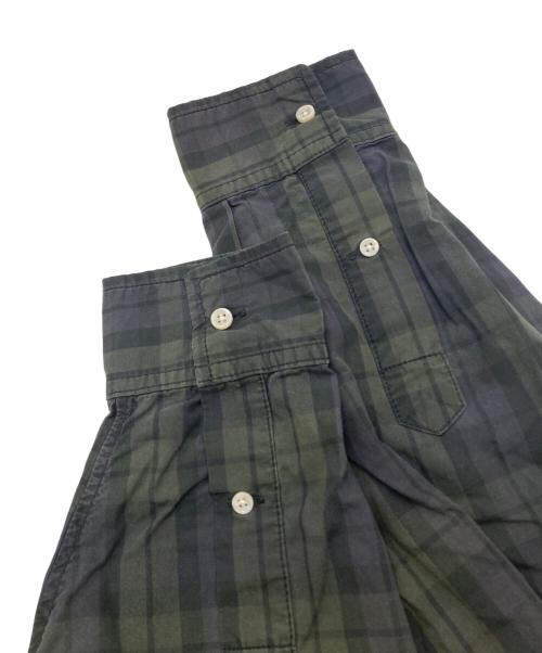 SSZ（エスエスズィー）SSZ (エスエスズィー) AH (アキオハセガワ) 別注BIG SHIRTS グリーン サイズ:Fの古着・服飾アイテム