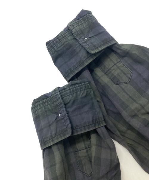 SSZ（エスエスズィー）SSZ (エスエスズィー) AH (アキオハセガワ) 別注BIG SHIRTS グリーン サイズ:Fの古着・服飾アイテム