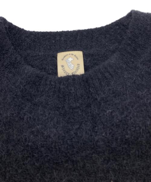 BEAUTY&YOUTH（ビューティーアンドユース）BEAUTY&YOUTH (ビューティーアンドユース) エアシャギーアルパカクルーネックニット ネイビー サイズ:Lの古着・服飾アイテム