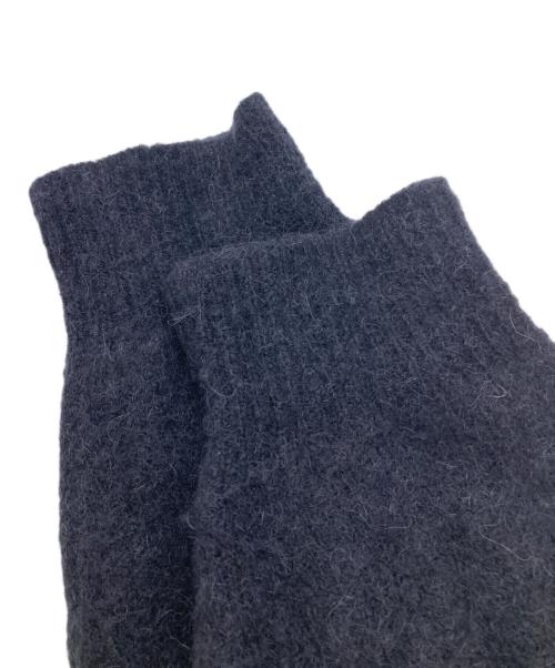 BEAUTY&YOUTH（ビューティーアンドユース）BEAUTY&YOUTH (ビューティーアンドユース) エアシャギーアルパカクルーネックニット ネイビー サイズ:Lの古着・服飾アイテム