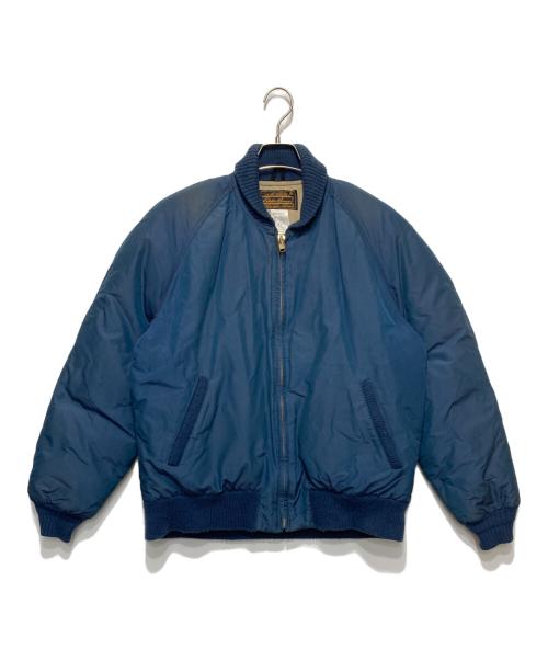 Eddie Bauer（エディーバウアー）Eddie Bauer (エディーバウアー) グースダウンジャケット ブルー サイズ:Ｌの古着・服飾アイテム
