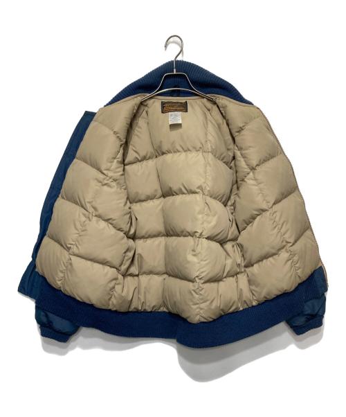 Eddie Bauer（エディーバウアー）Eddie Bauer (エディーバウアー) グースダウンジャケット ブルー サイズ:Ｌの古着・服飾アイテム
