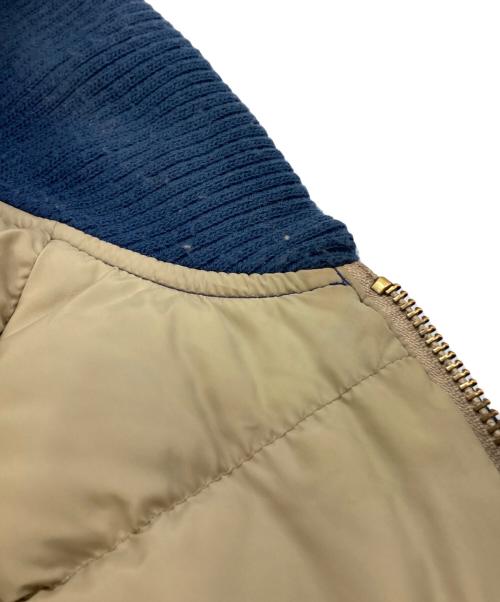 Eddie Bauer（エディーバウアー）Eddie Bauer (エディーバウアー) グースダウンジャケット ブルー サイズ:Ｌの古着・服飾アイテム