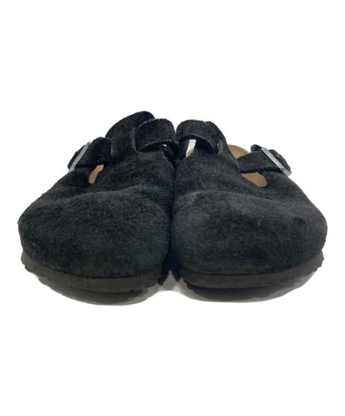 BIRKENSTOCK（ビルケンシュトック）BIRKENSTOCK (ビルケンシュトック) スウェードボストンサンダル ブラック サイズ:28cmの古着・服飾アイテム