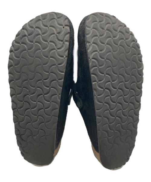 BIRKENSTOCK（ビルケンシュトック）BIRKENSTOCK (ビルケンシュトック) スウェードボストンサンダル ブラック サイズ:28cmの古着・服飾アイテム