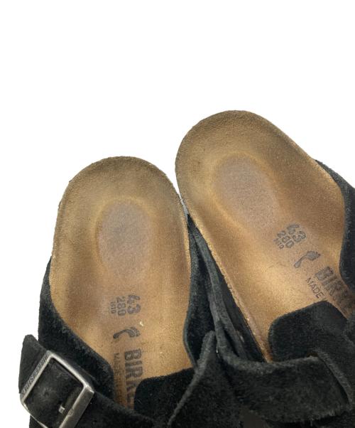 BIRKENSTOCK（ビルケンシュトック）BIRKENSTOCK (ビルケンシュトック) スウェードボストンサンダル ブラック サイズ:28cmの古着・服飾アイテム
