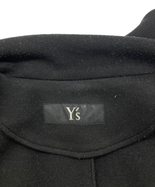 Y's（ワイズ）Y's (ワイズ) ジップアップ素材切替ワンピース ブラック サイズ:2の古着・服飾アイテム