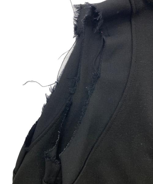 Y's（ワイズ）Y's (ワイズ) ジップアップ素材切替ワンピース ブラック サイズ:2の古着・服飾アイテム