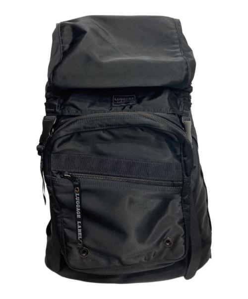 LUGGAGE LABEL（ラゲッジ レーベル）LUGGAGE LABEL (ラゲッジ レーベル) リュック ブラックの古着・服飾アイテム