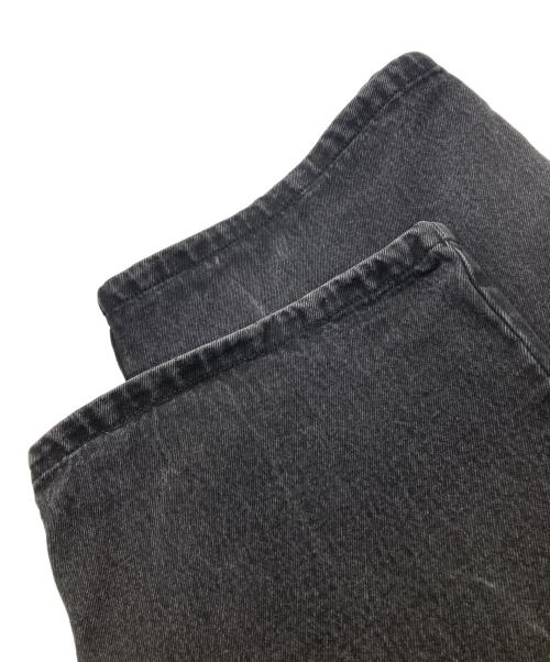 HARE（ハレ）HARE (ハレ) ZIPレイヤードデニムパンツ ブラック サイズ:Sの古着・服飾アイテム