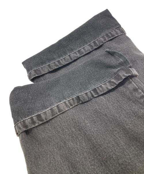 HARE（ハレ）HARE (ハレ) ZIPレイヤードデニムパンツ ブラック サイズ:Sの古着・服飾アイテム