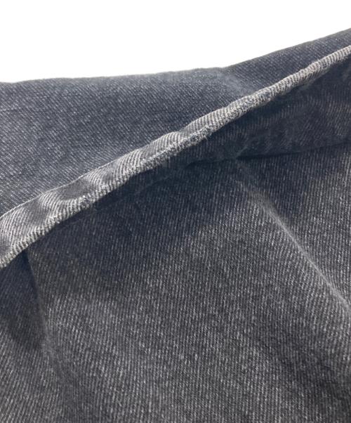 HARE（ハレ）HARE (ハレ) ZIPレイヤードデニムパンツ ブラック サイズ:Sの古着・服飾アイテム