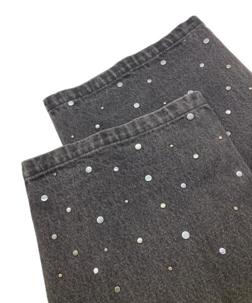 HARE（ハレ）HARE (ハレ) スタッズデニムパンツ ブラック サイズ:Sの古着・服飾アイテム