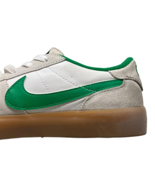 NIKE SB（ナイキエスビー）NIKE SB (ナイキエスビー) HERITAGE VULC ホワイト×グリーン サイズ:27の古着・服飾アイテム