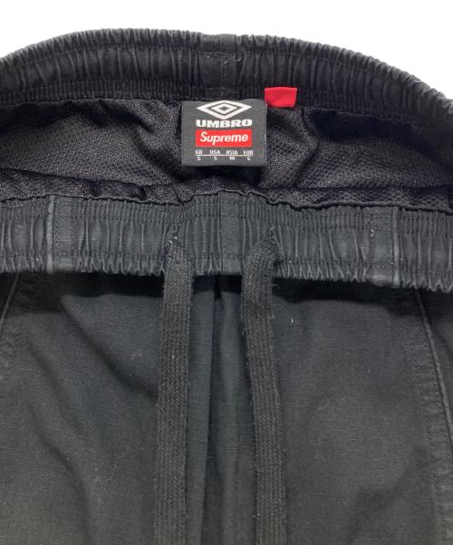 SUPREME（シュプリーム）SUPREME (シュプリーム) UMBRO (アンブロ) Cotton Ripstop Track Pant ブラック サイズ:S/M(アジア)の古着・服飾アイテム