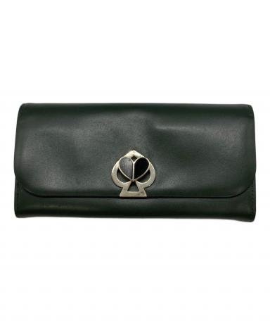 ✨先着1点限り✨kate spade 長財布 ニコラツイスト グリーン 中古・古着通販】Kate Spade (ケイトスペード) ニコラツイストロック