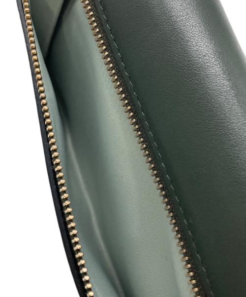 Kate Spade（ケイトスペード）Kate Spade (ケイトスペード) ニコラツイストロックフラップコンチネンタルウォレット グリーンの古着・服飾アイテム