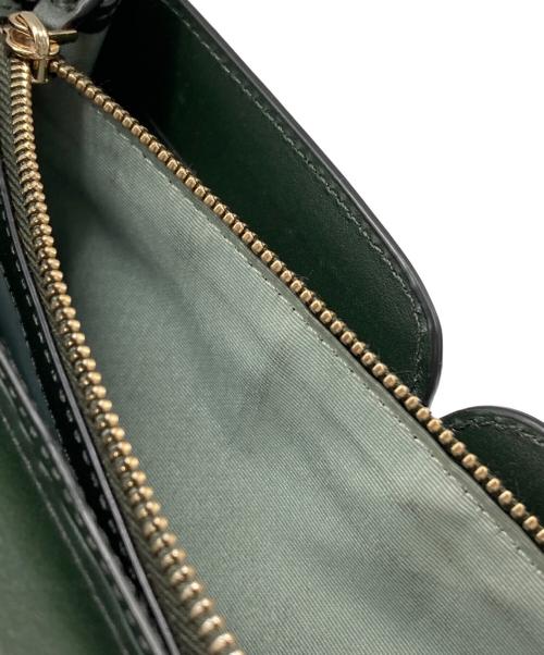 Kate Spade（ケイトスペード）Kate Spade (ケイトスペード) ニコラツイストロックフラップコンチネンタルウォレット グリーンの古着・服飾アイテム