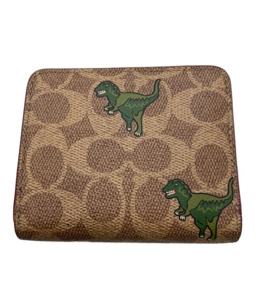 COACH（コーチ）COACH (コーチ) レキシープリントビルフォードウォレット ブラウンの古着・服飾アイテム