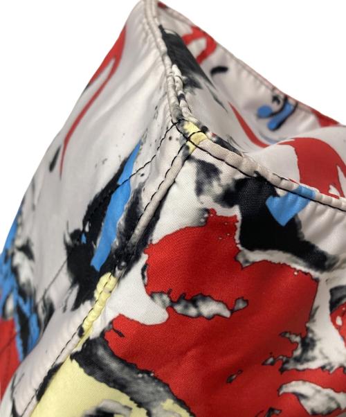 MARC JACOBS（マークジェイコブス）MARC JACOBS (マークジェイコブス) マルチプリントトートバッグ レッドの古着・服飾アイテム