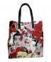 MARC JACOBS（マークジェイコブス）の古着「マルチプリントトートバッグ」｜レッド