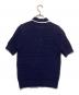 Kate Spade (ケイトスペード) 透かし編みニットポロ ネイビー サイズ:S：5000円