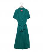 Kate Spadeケイトスペード）の古着「ドットプリントオールインワン」｜グリーン