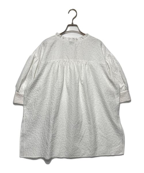 MOGA（モガ）MOGA (モガ) フクレJQブラウス ホワイト サイズ:Fの古着・服飾アイテム