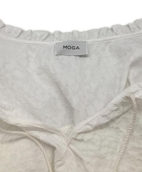 MOGA（モガ）MOGA (モガ) フクレJQブラウス ホワイト サイズ:Fの古着・服飾アイテム